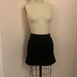 Wilfred free black corduroy mini skirt